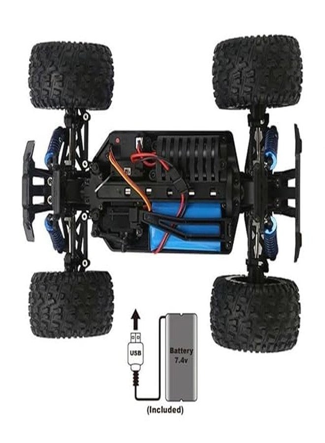 VIKINGS Rc Cars, 4Wd Off Road Monster Truck, 35Km/H High Speed Remote Control Car for Kids Adults 1:18 Scale 2.4Ghz All Terrain Rc Truck, Monster Stunt Off Road Vehical Multicolor - Image 3